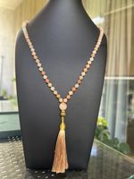 Mala - Kette mit Aventurin Halbedelstein Perlen 6 mm