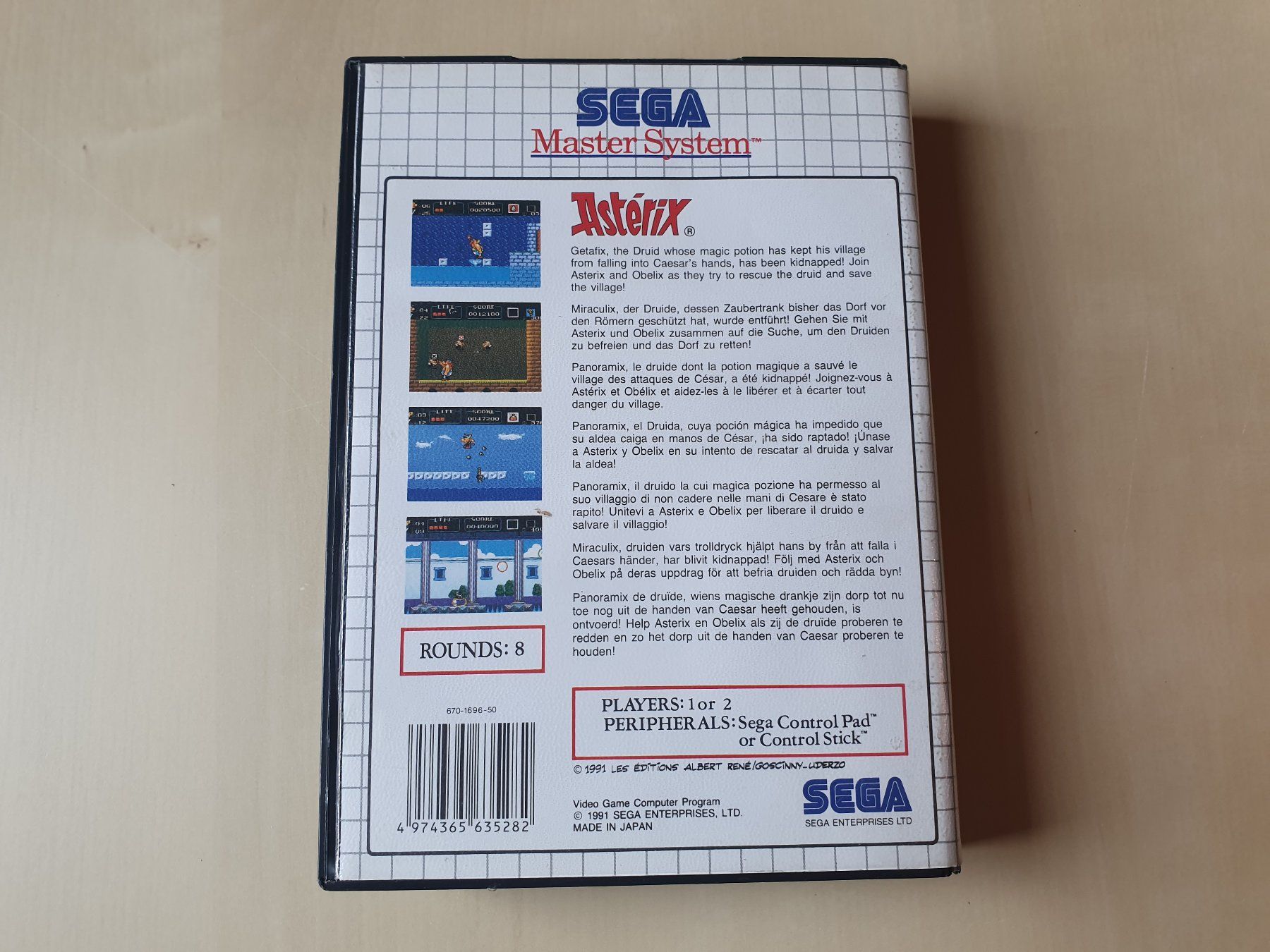 Sega Giochi: Asterix – Usato da Stansstad venduto da collectorsshop 1