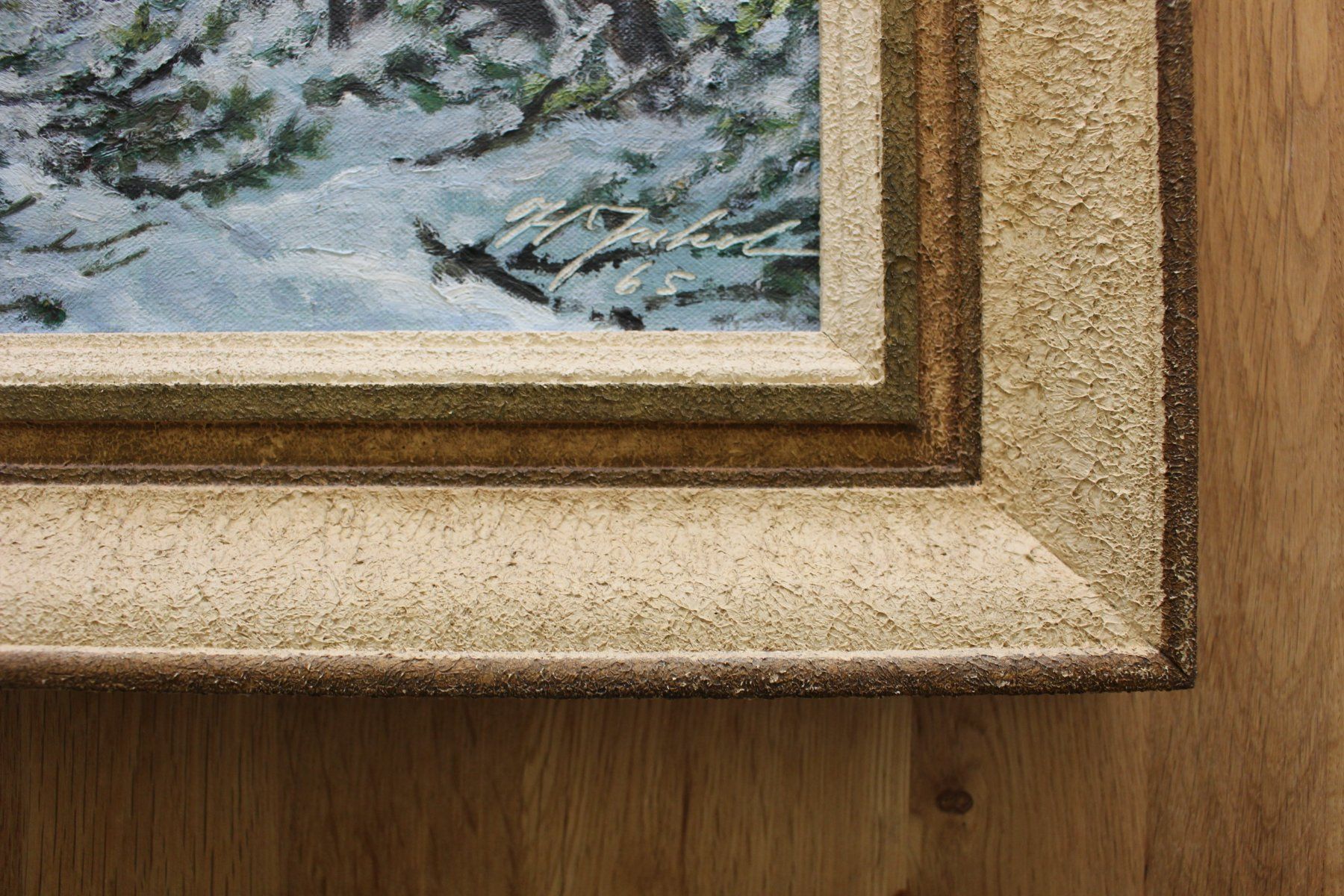 Dipinti: Chamois dans la neige – Usato da Fleurier venduto da Akvdt 3