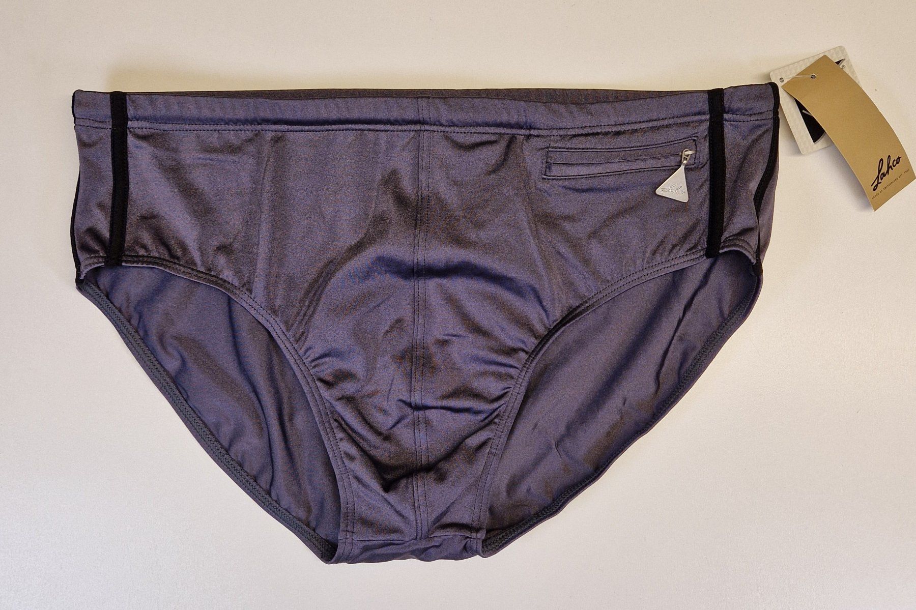 Lahco Costumi da bagno: Badehose Herren XL Lahco Basic Dark Grey / Rabatt 50% - 70%! – Nuovo e nell'imballaggio originale da Braunau venduto da Brand-Store