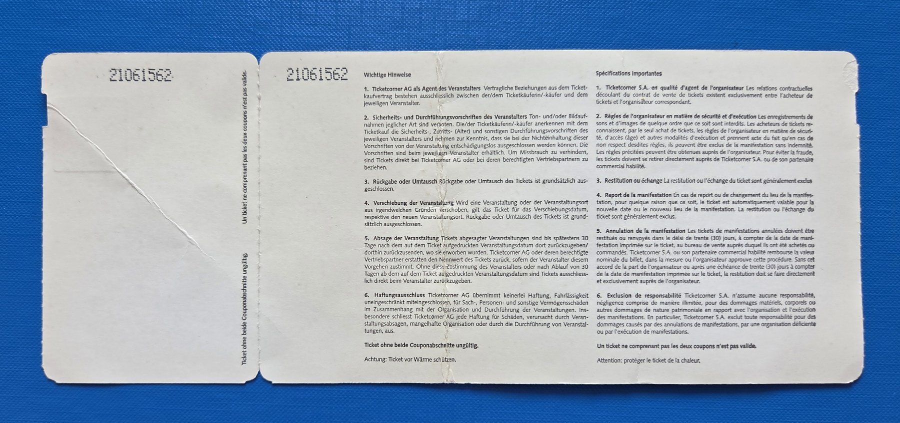 Tickets: Ticket Cupfinal 2008, AC Bellinzona - FC Basel – Gebraucht aus Basel von Falconis 1
