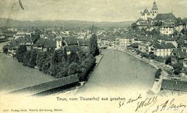 Thun - vom Thunerhof aus gesehen 1905