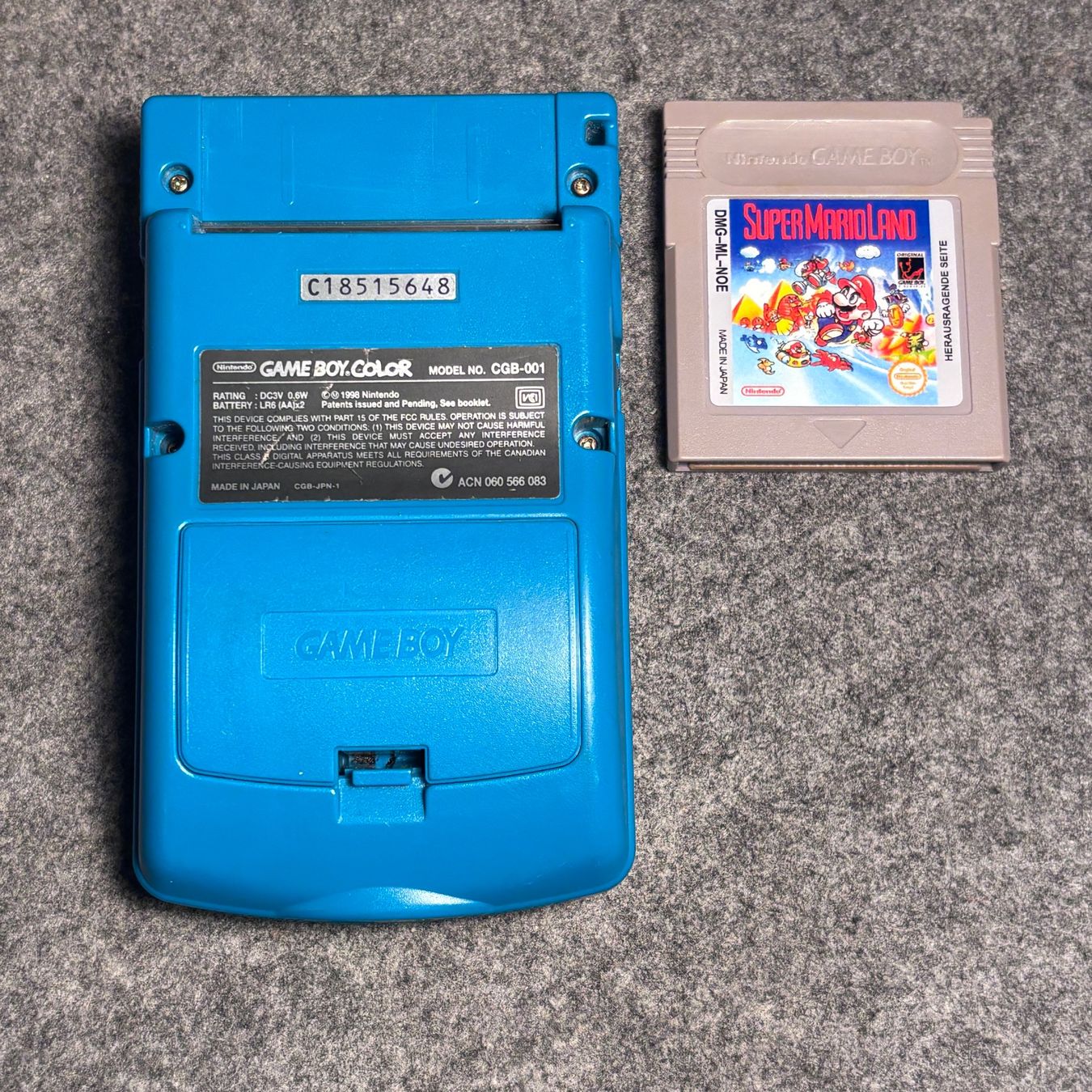 Nintendo Konsolen: Gameboy Color Türkis + Super Mario – Gebraucht aus Mollis von GamingCorner 1
