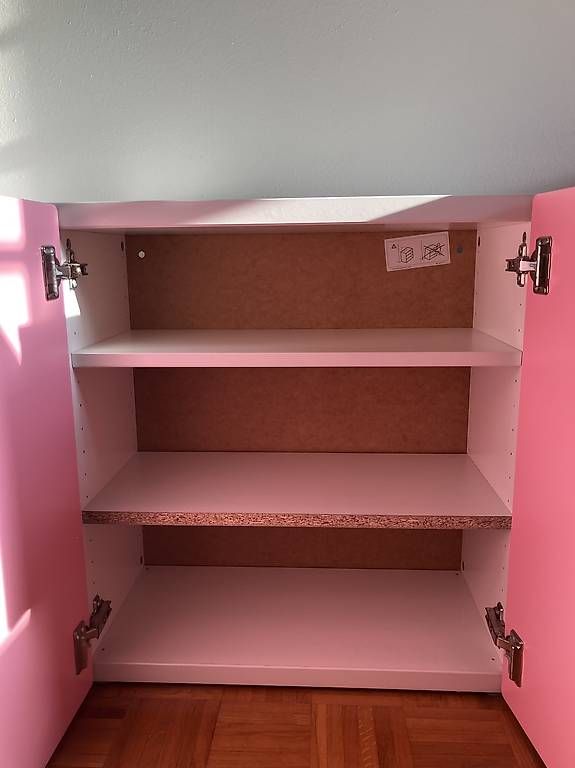 Ikea Cassettiere: Meuble IKEA SMÅSTAD blanc / rose pâle – Usato da Ecublens VD venduto da hug_bzn2 2