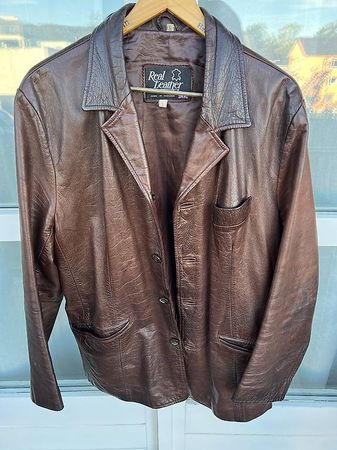 Edle Lederjacke aus England