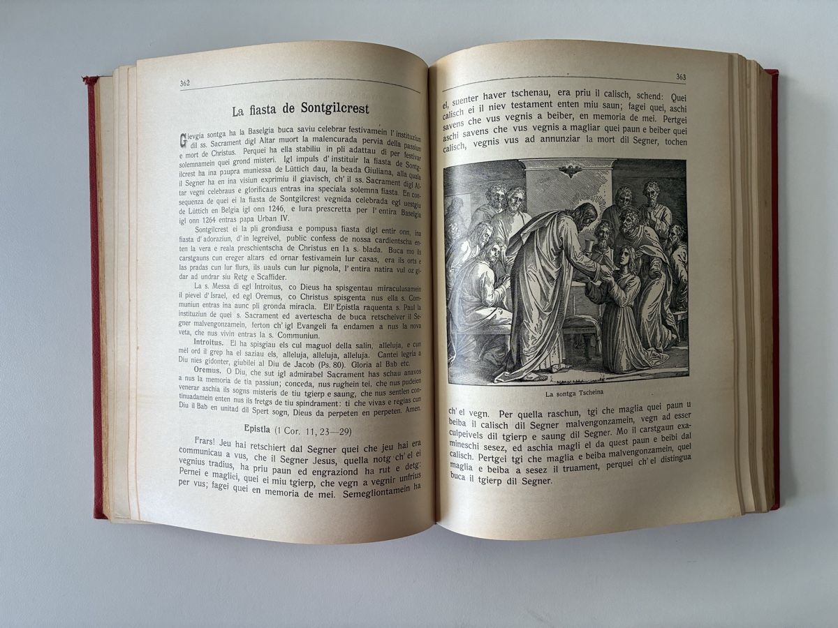 Livres: Cudisch dils Evangelis - 1930 – D'occasion à Chur par Knokno199 4