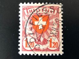 1933 Ecussons - Zu 164z obli Rodi-Fiesso (TI)