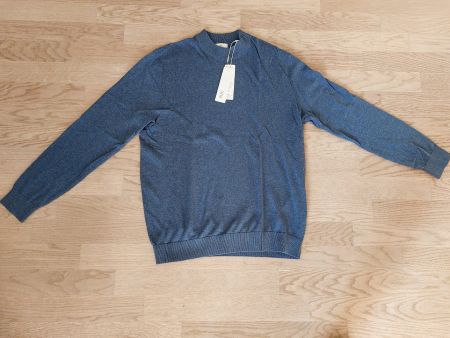 EDC by Esprit Pullover – Blau, Größe L, neu mit Etikett, Bio