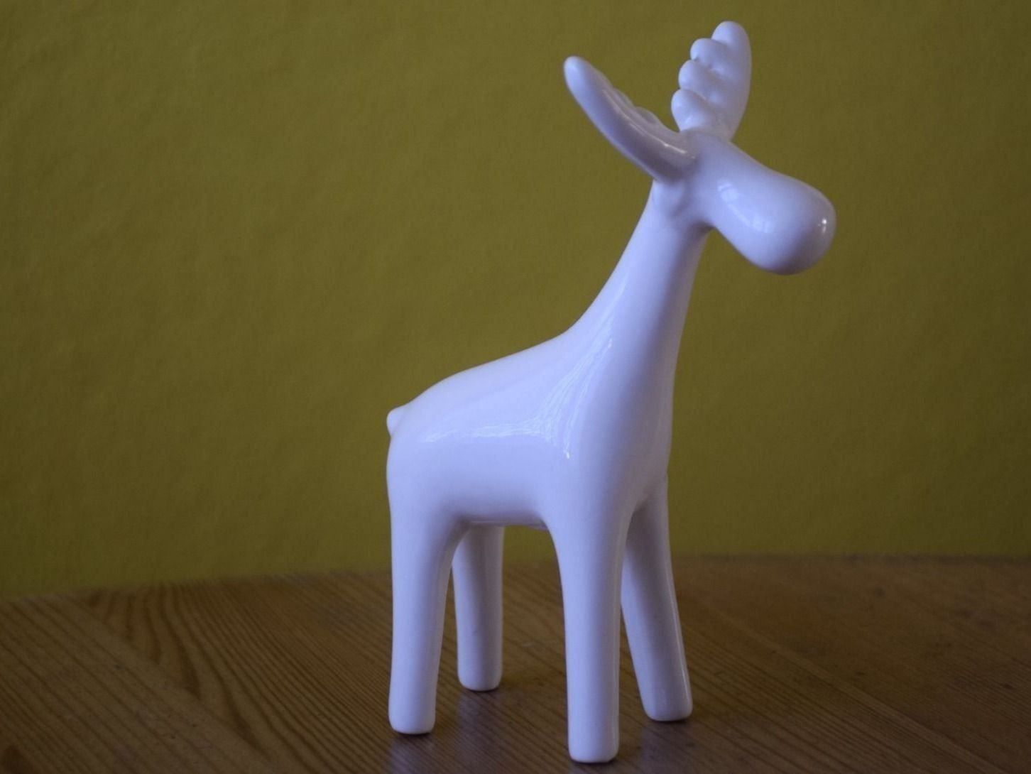 Statuette: Super Schnäppchen : Elch aus Keramik – Nuovo e nell'imballaggio originale da Wetzikon ZH venduto da Wetzicardo25 3