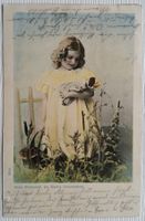 AK Ansichtskarte, Mädchen mit Puppe (XV), 1902