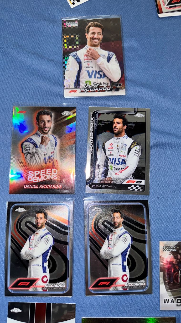 Topps Carte collezionabili: Topps chrome formel 1 karten daniel ricciardo – Nuovo (secondo la descrizione) da Burgdorf venduto da Catbagger64 2