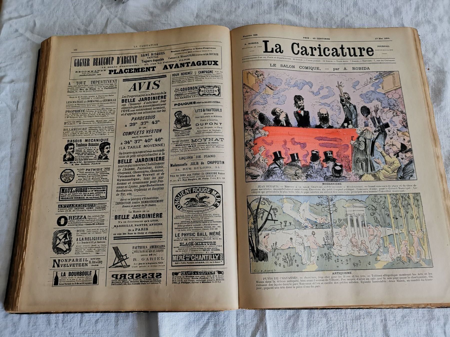 Libri: LA CARRICATURE ANNEE 1884 – Usato da La Tour-de-Peilz venduto da minipuce123 6