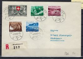1953 Pro Patria Satzbrief ET.   16014