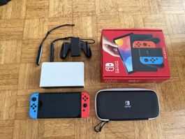 Nintendo Switch OLED mit Zubehör