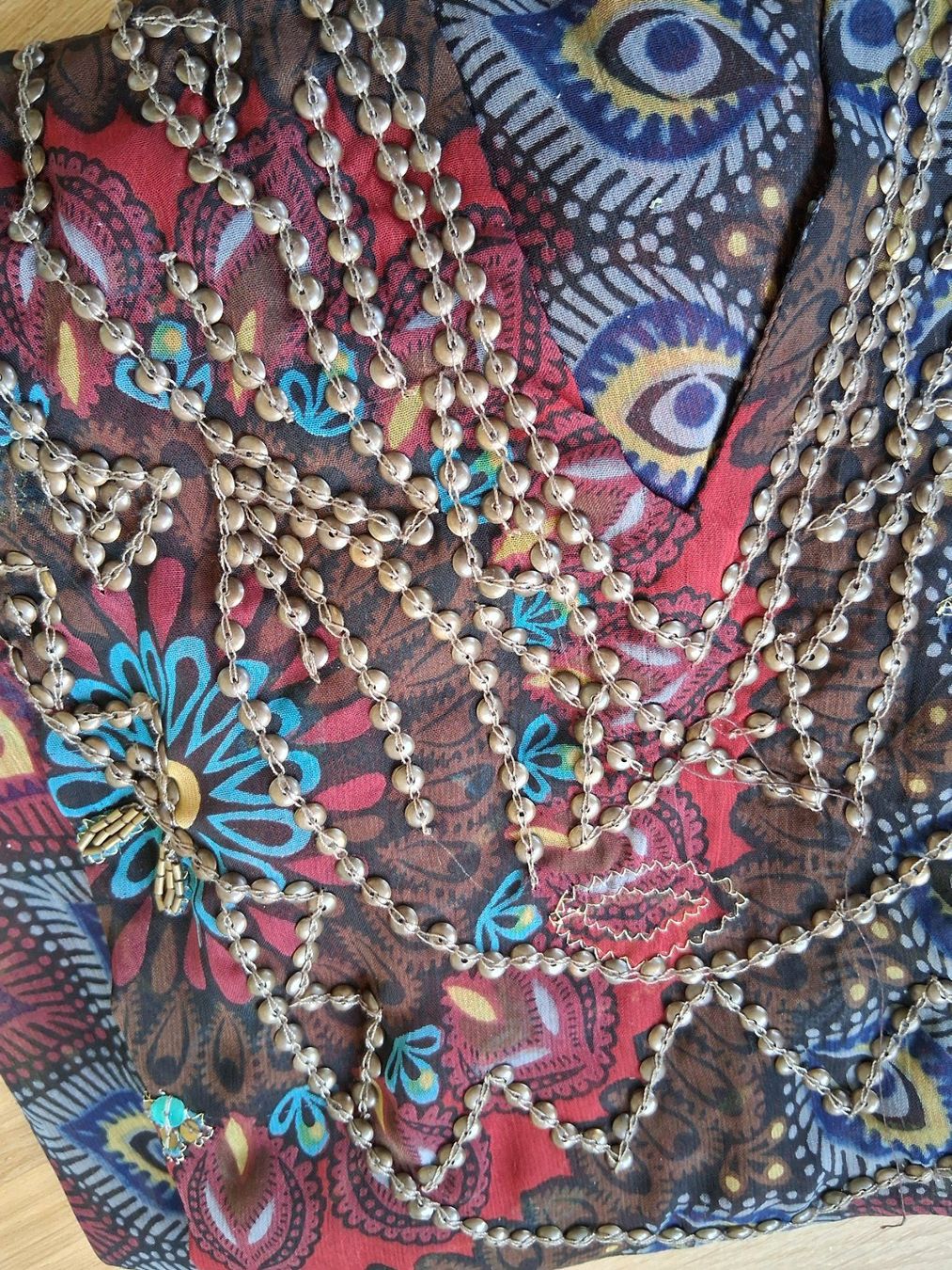 La Redoute Camicette: Taillissime by LaRedoute bestickte transparente Bluse Gr. 54 – Usato da Lengnau AG venduto da Nathi88 8
