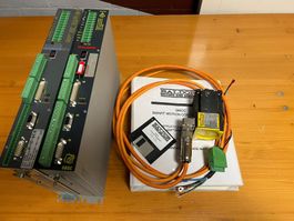 BALDOR SERVO-Verstärker Set Mit Servomotor und Anleitung