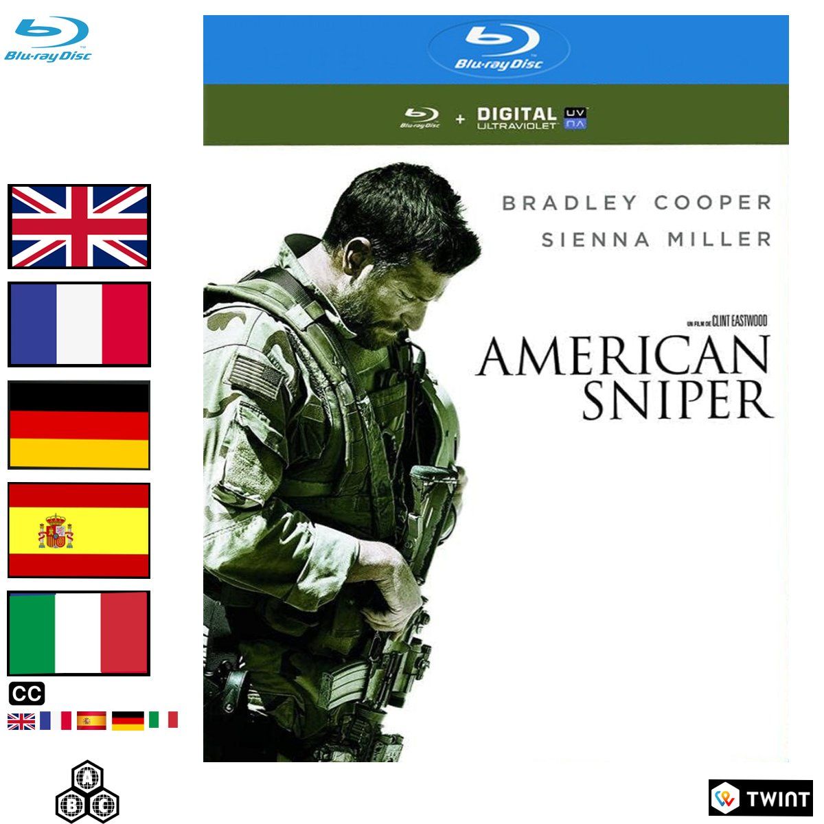 Tutti i DVDs: American Sniper (2014) - Blu-ray – Usato da Semsales venduto da __Florian__