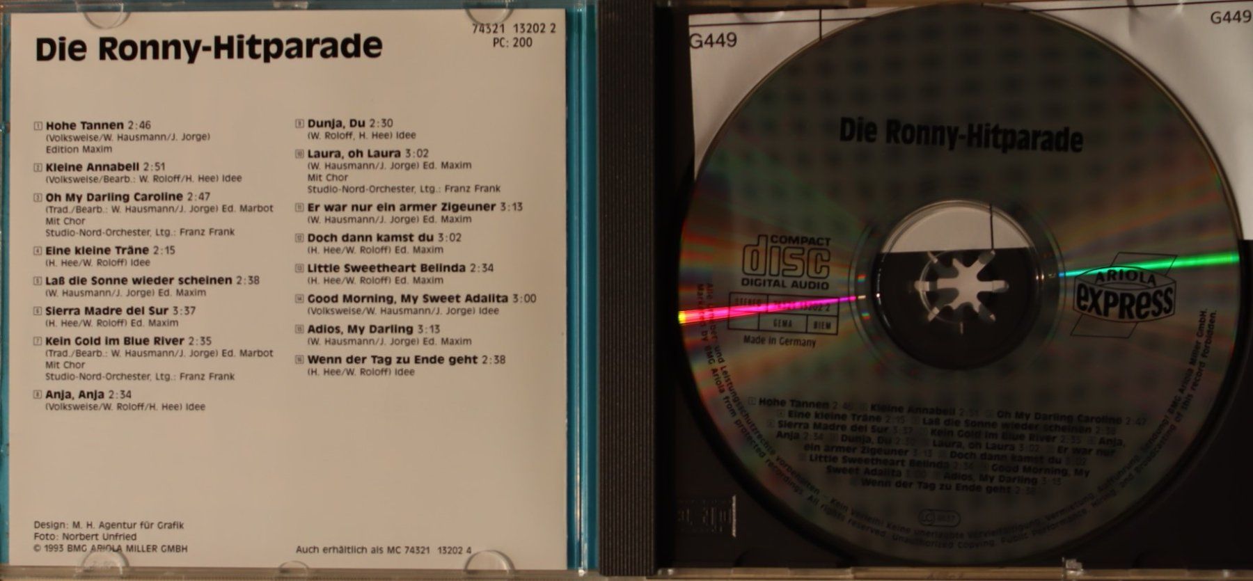 CDs: Die Ronny Hitparade – Gebraucht aus Luzern von CONTENTI 1