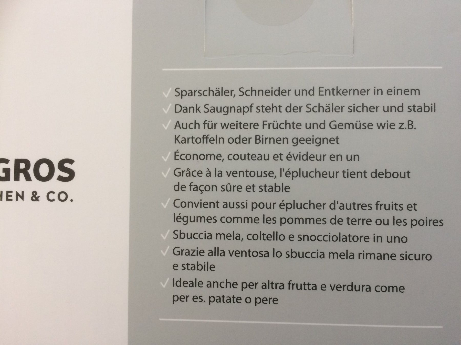 Migros Elettrodomestici da cucina: Apfelschäler - éplucheur de pommes - Migros Kitchen & Co – Usato da Fribourg venduto da Werkt 1