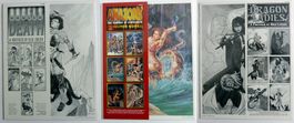 3 SET 18 POSTER SEXY DRAGON LADY GOTHIC FANTASY AMAZON 1994