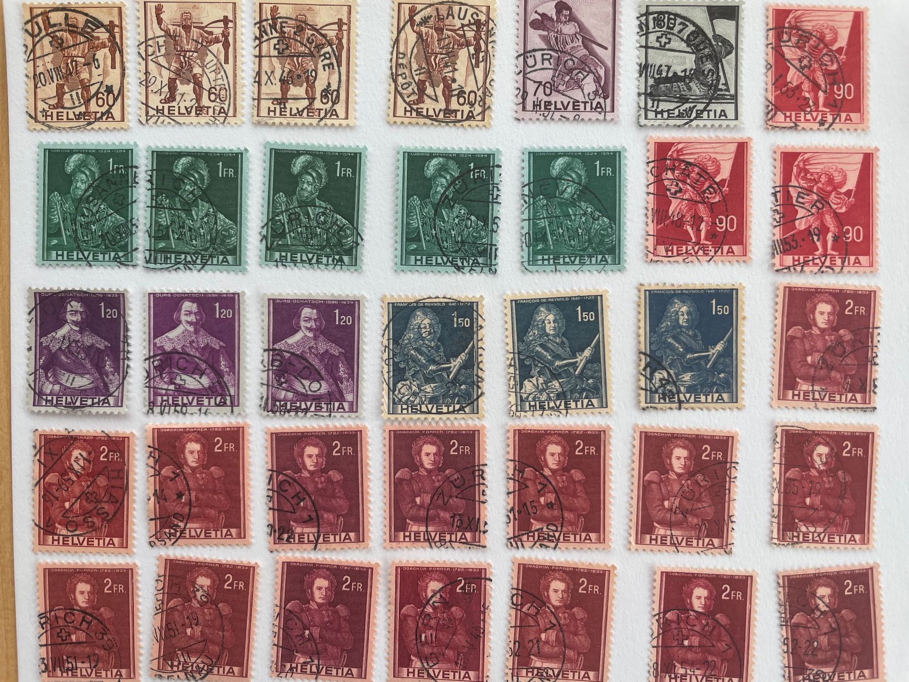Alle Briefmarken: Belles oblitérations! – Gebraucht aus Sonceboz-Sombeval von Comment2