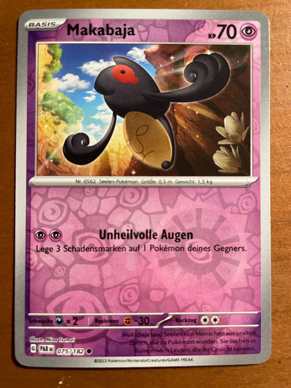 Pokémon Carte collezionabili: Pokemon Makabaja Reverse (Versand gratis) – Nuovo (secondo la descrizione) da Chur venduto da Angerson