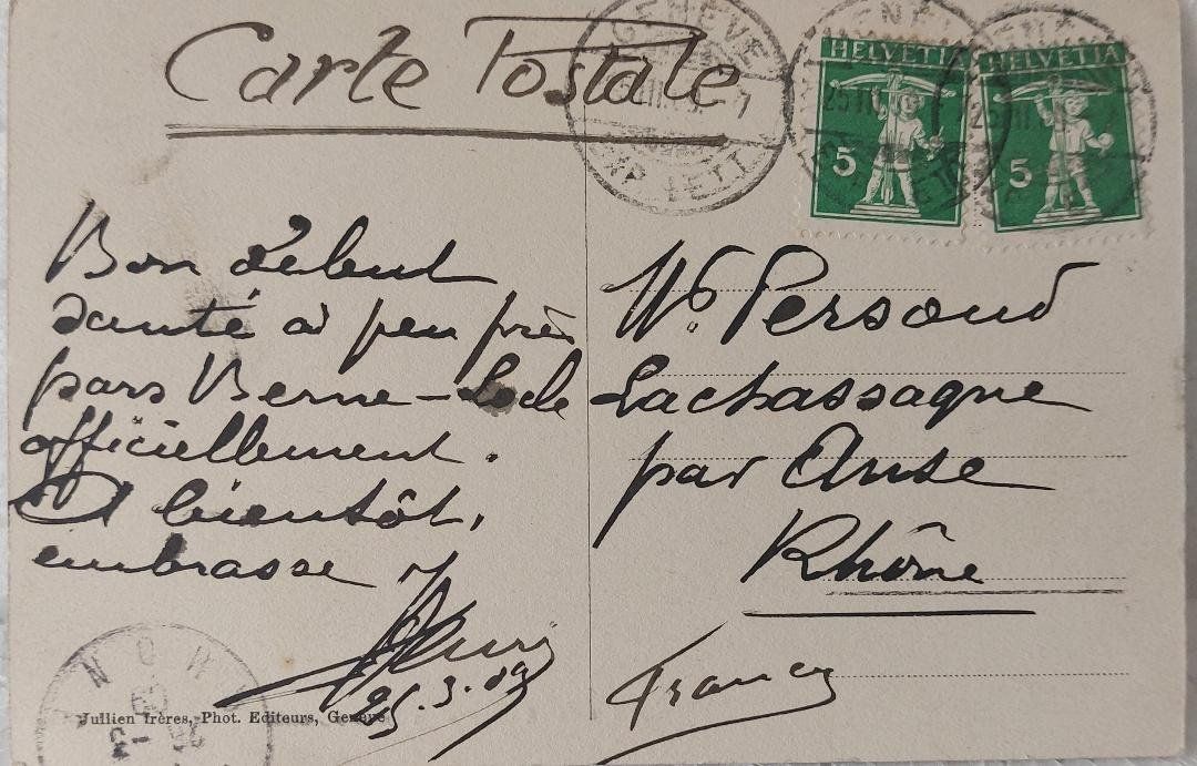 Cartes postales: CHILLON  -  Ligne CFF & Château - 1959 – D'occasion à Delémont par Domdom1 1