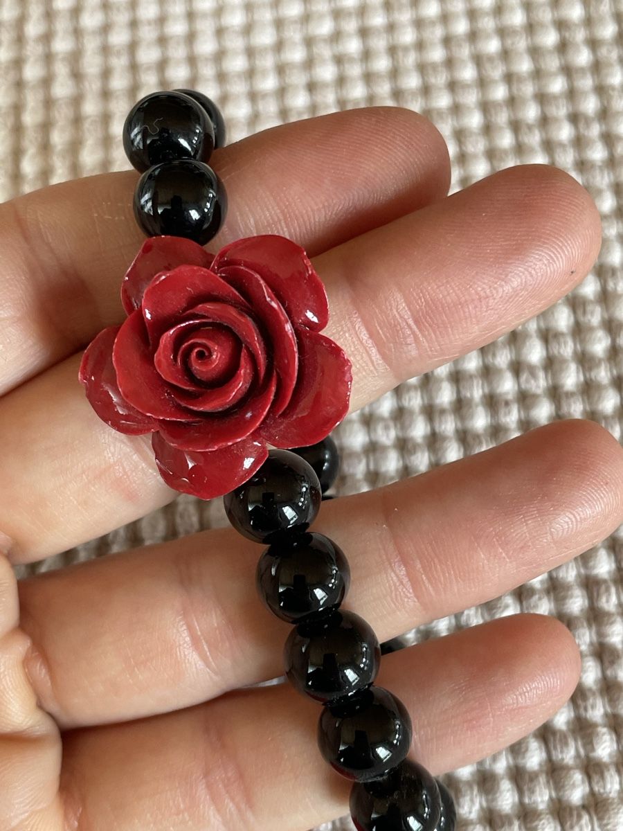 Bracciali & Braccialetti: Armkette mit Rose / Modeschmuck – Usato da Rümlang venduto da euqinom16 2