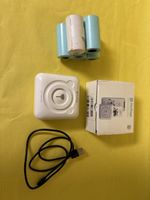 Peripage Mini Fotodrucker + 5 Rollen Papier, Top Zustand! (5