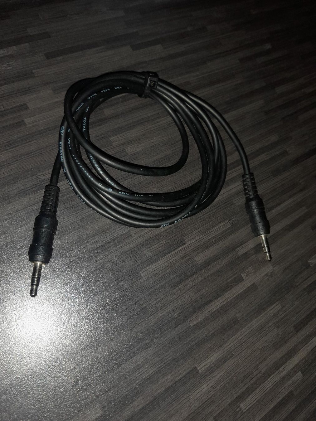 Kabel: Mini Jack 3.5mm  Stereo Kabel Schwarz – Gebraucht aus Steffisburg von FutureOne 1