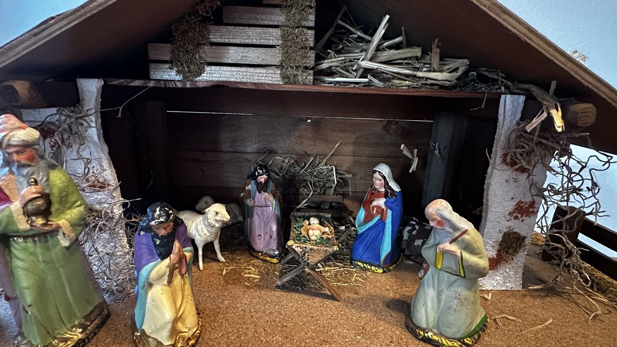 Tutte le decorazioni: Weihnachtskrippe aus Holz mit Figuren – Usato da Schönenbuch venduto da marisli80 2