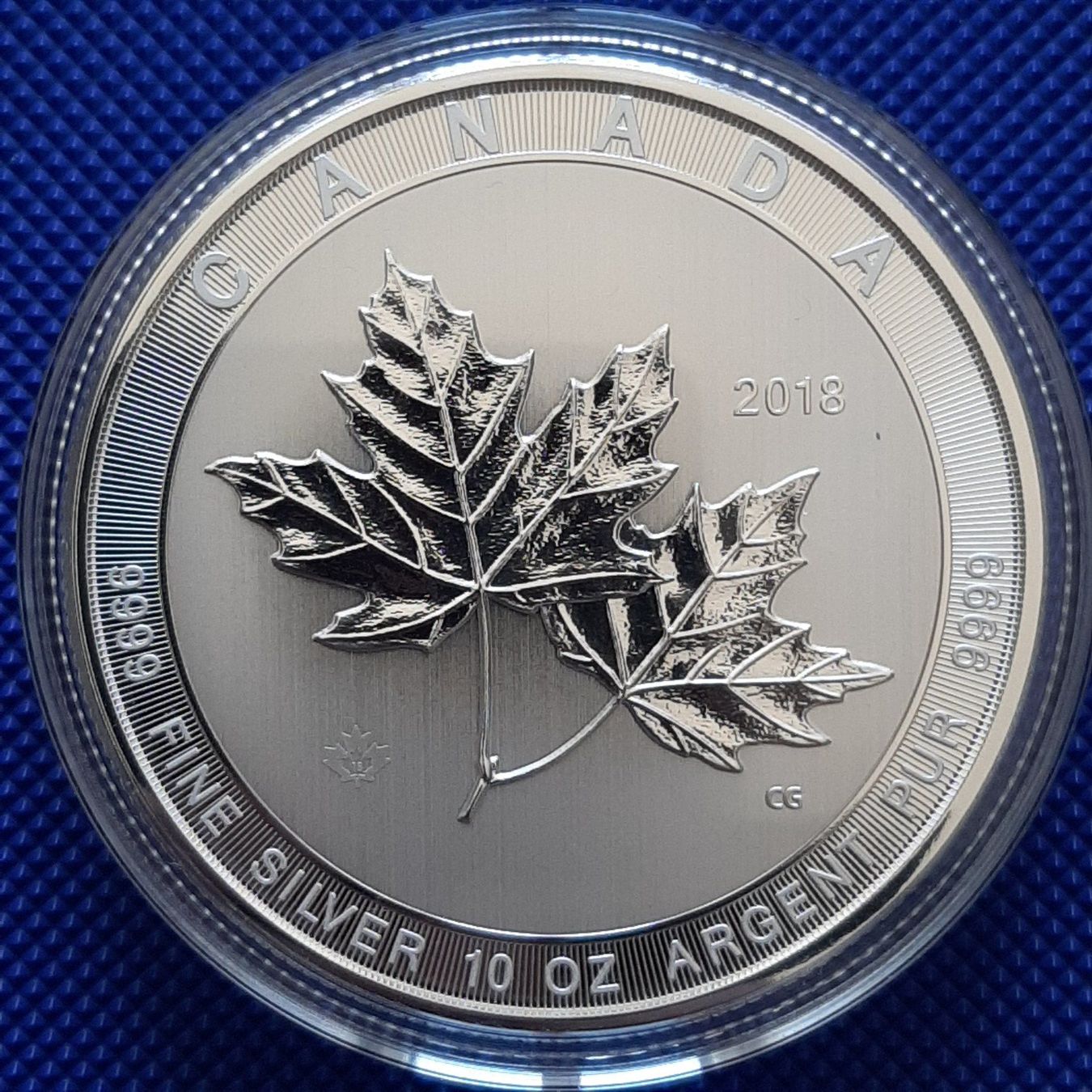Alle Münzen: 10 oz Silver Maple Leaf Canada 2018 – Gebraucht aus Carouge GE von cecob0909