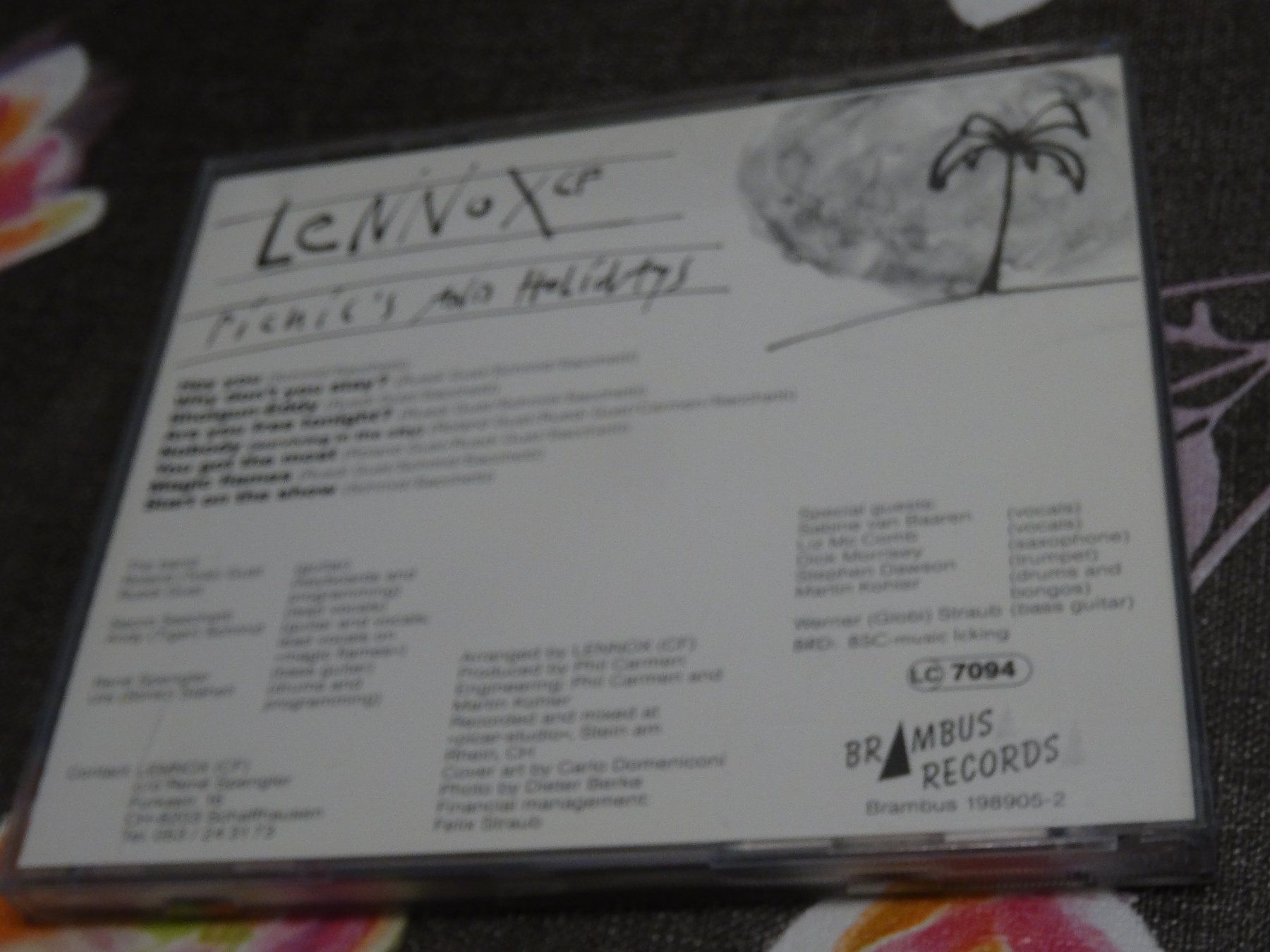 CD: Lennox (CF) - Picnic's and Holidays CD – Usato da Olten venduto da Disc-Ausverkauf 1