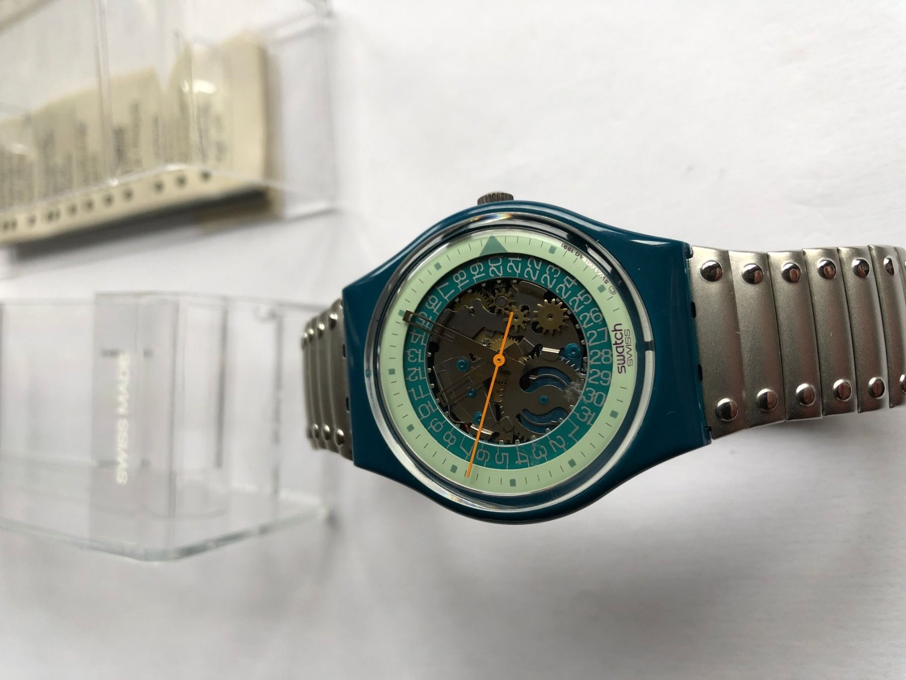 Swatch Uhren: Swatch Gent STEEL LITE von 1992 – Neu und originalverpackt aus Biel/Bienne von winnertaco 1