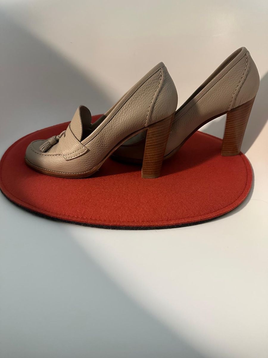 Loro Piana Scarpe da donna: Loro Piana Lederschuhe mit Absatz, Gr. 38.5 – Usato da Binningen venduto da Yuliya15 2