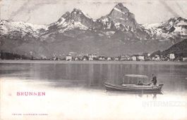 Brunnen SZ // ca. 1930 Ruderboot