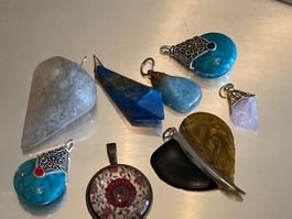 Lot vintage pendentifs