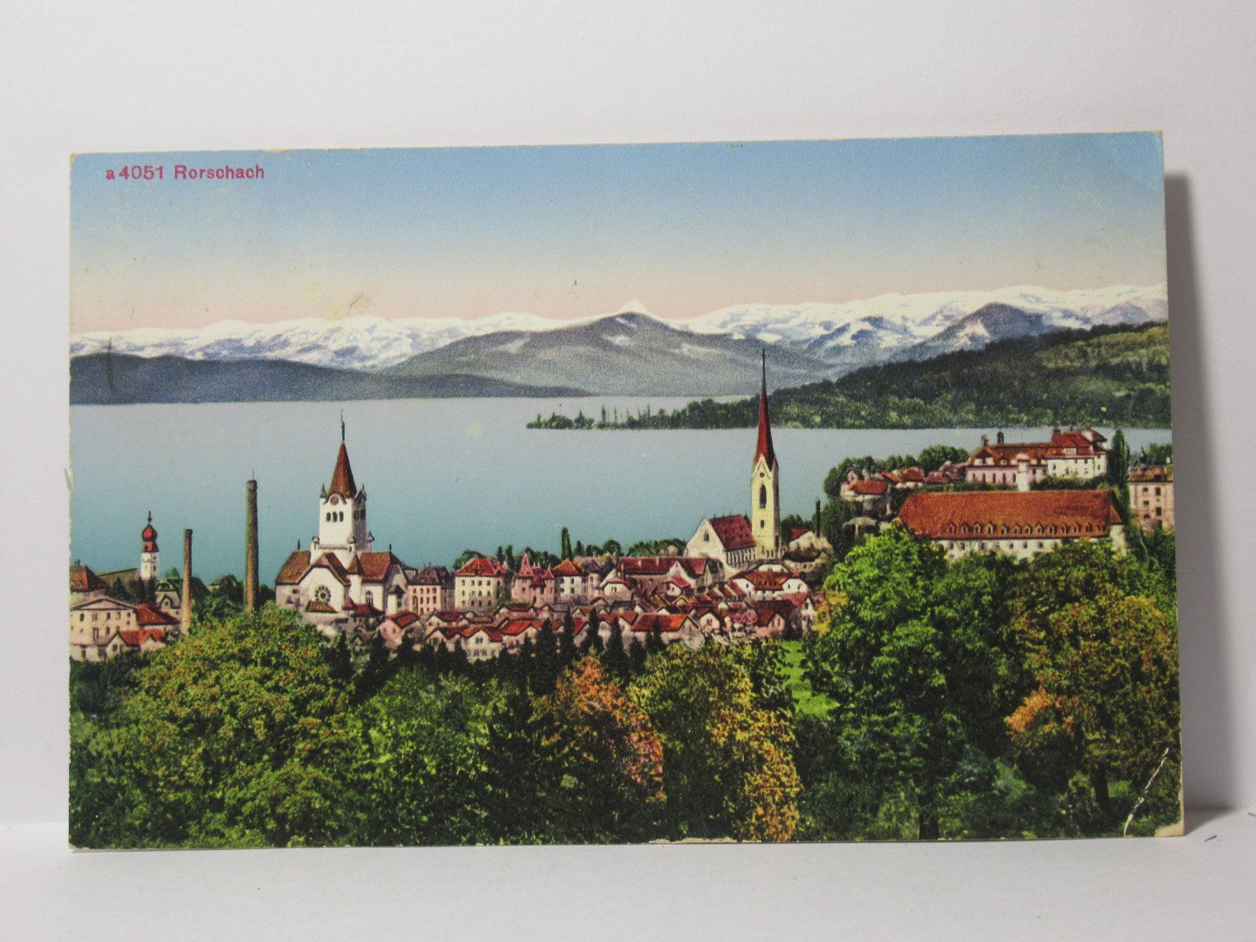 Cartes postales: Rorschach , Kirche   1929 – D'occasion à Grenchen par Bluemchen1900