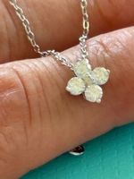 Luxus Kette Silber Moissanite sehr Brillant