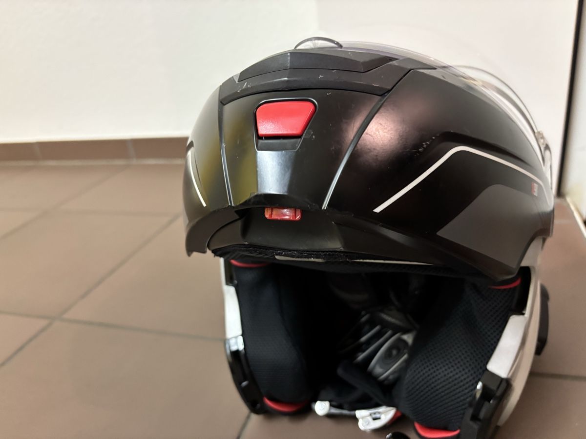 Caschi & visiere: Motorradhelm Nolan Klapphelm silber neuwertig – Usato da Hochdorf venduto da and_m75p 2
