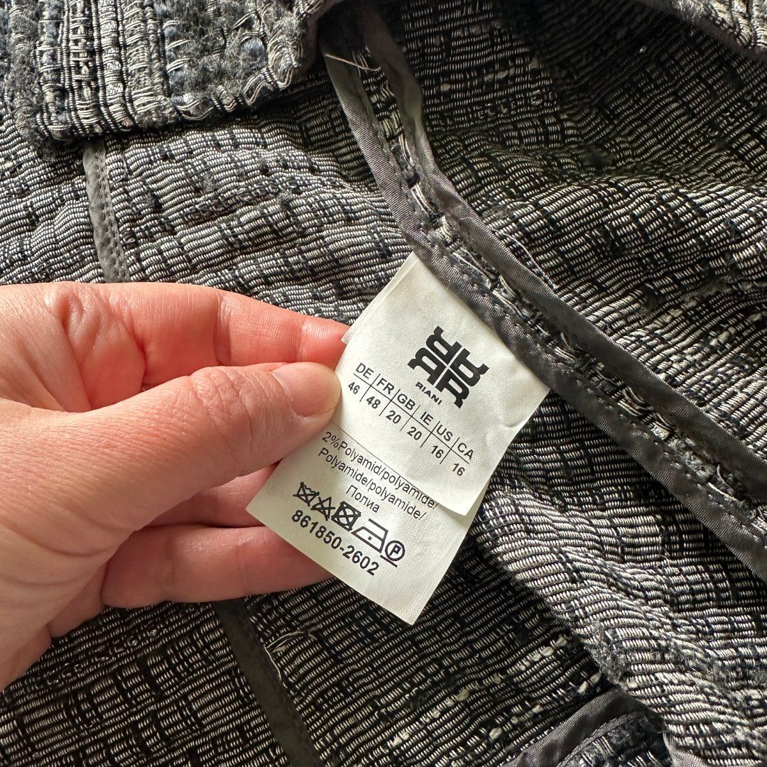 Riani Jacken: RIANI tweed jacket, elegant modern classic, size L – Gebraucht aus Zofingen von JumpInVintage 3