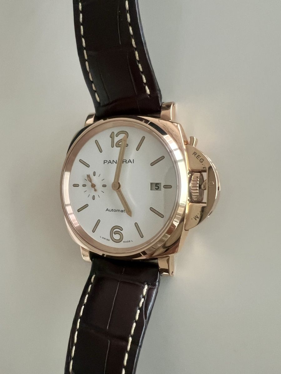 Panerai Uhren: Panerai  due 18kr. Rosegold – Neu (gemäss Beschreibung) aus Bazenheid von lasvegas1950 4