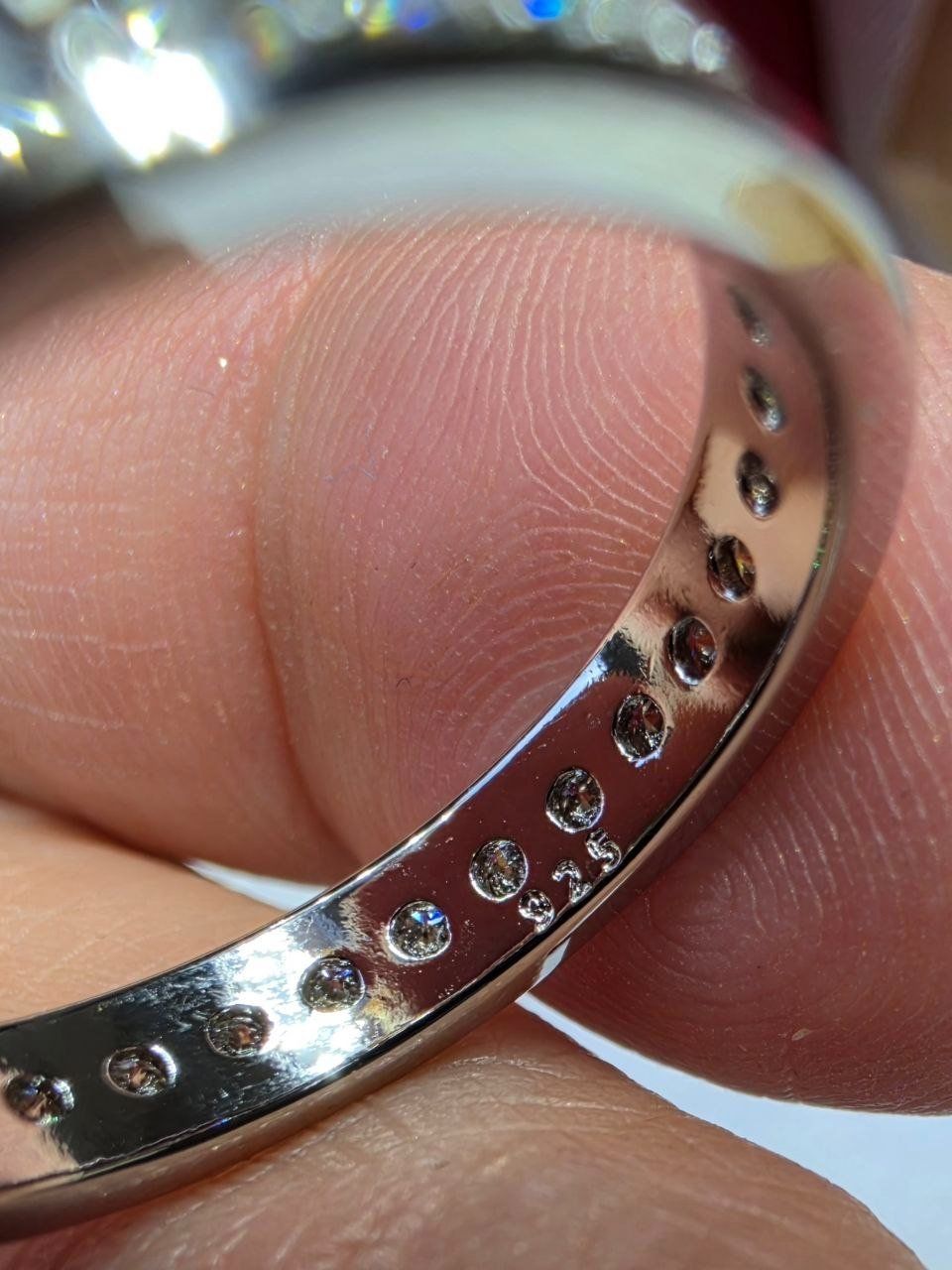 Anelli: Bague argent avec diamants de moissanite certifiés GRA – Nuovo e nell'imballaggio originale da Reconvilier venduto da Tsma67 6