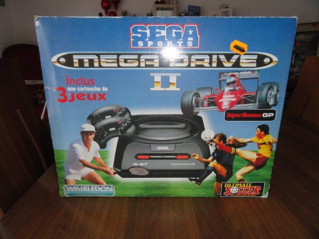 FOURREAU du Pack MEGADRIVE 2 SEGA SPORTS / Super Monaco GP - Wimbledon