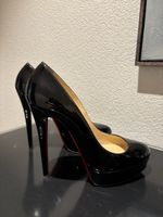 Christian Louboutin Bianca - Lack schwarz 👠 Top Zustan