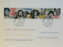 👫 1997 AUSGABETA Karte Die POST damit wir uns näher kommen
