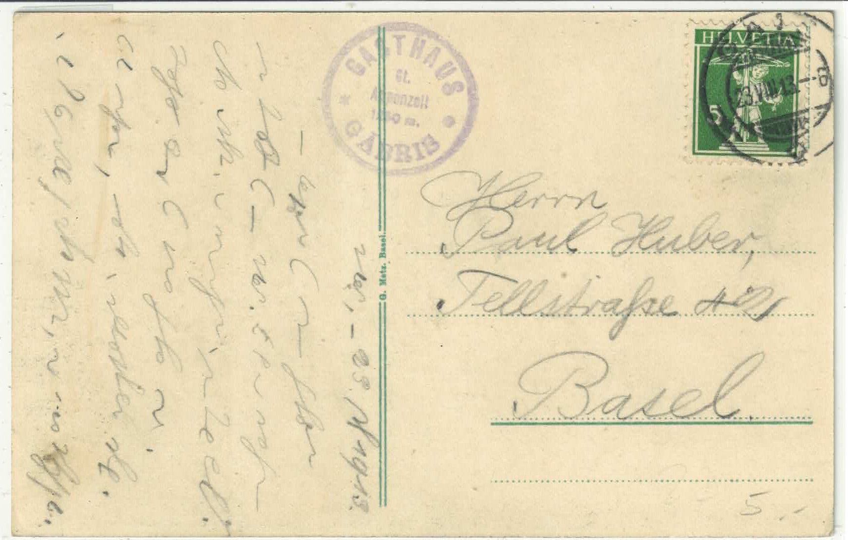 Cartes postales: Gäbris - Restaurant – D'occasion à Ettingen par Kartenplanet 1