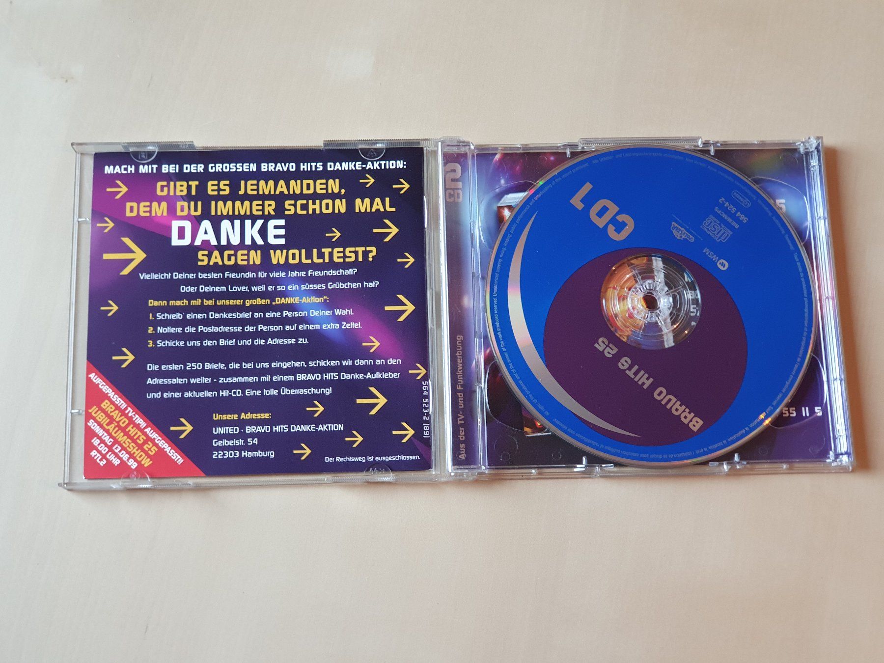 CD: Bravo Hits 25 – Usato da Stansstad venduto da collectorsshop 2