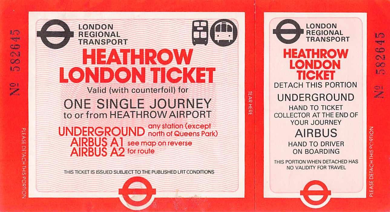 Alle Briefmarken: TICKET für London HEATHROW – Gebraucht aus Winterthur von SchatzchischtliWinti