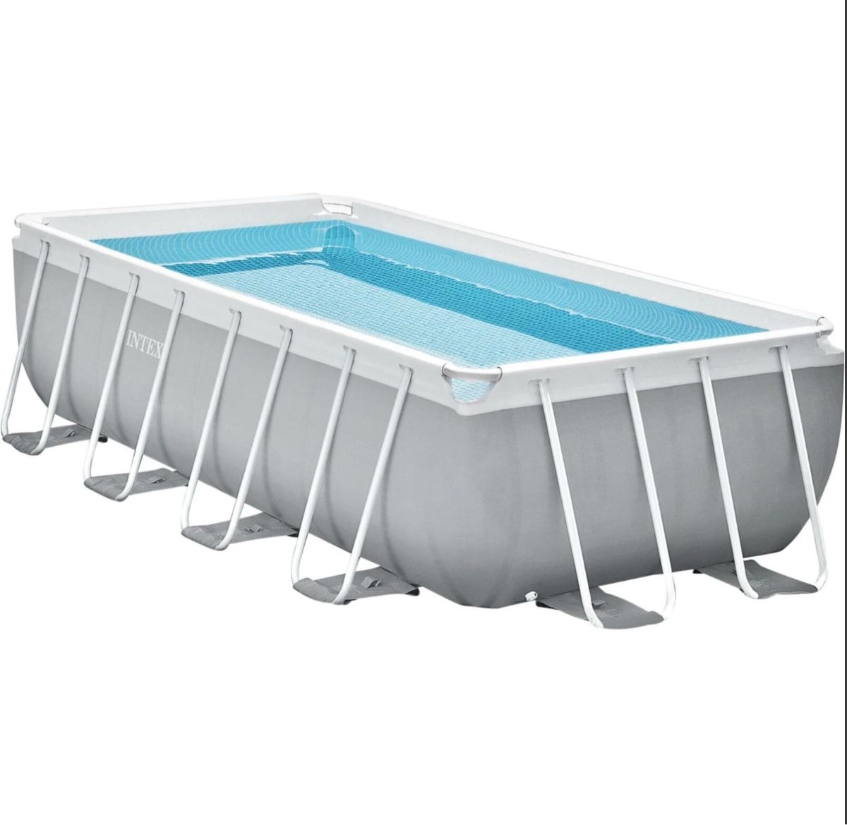 Intex Schwimmbad: Intex Frame Pool Rectangular 400x200x100 cm gebraucht – Defekt aus Dürrenäsch von sab_w9z5 1